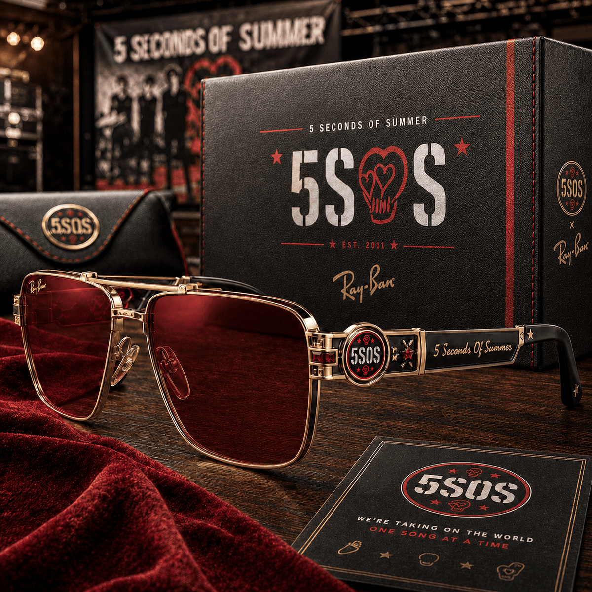PREMIUM 5SOS UNISEX SUNGLASSES NTVA