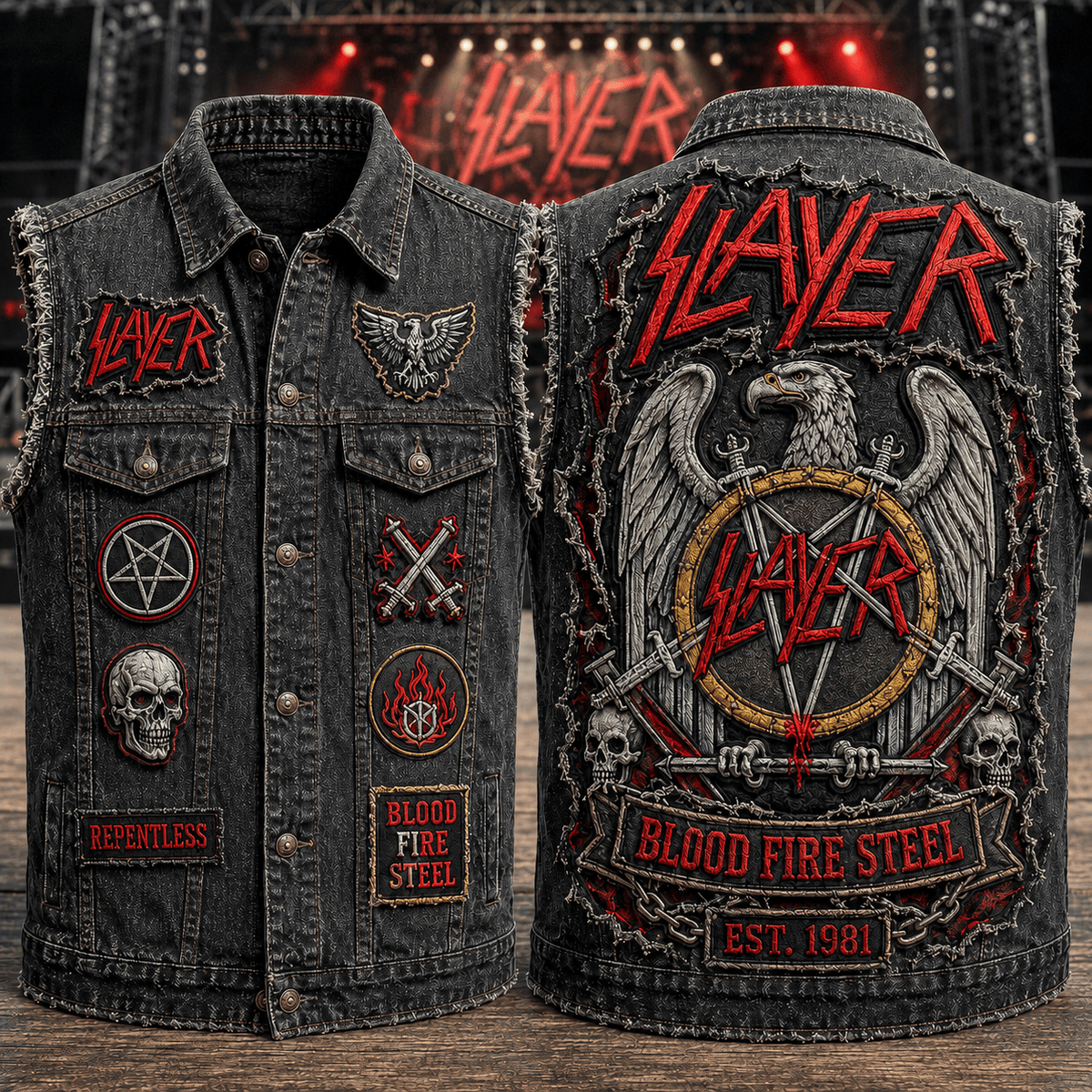 SLER PREMIUM DENIM VEST NTVA