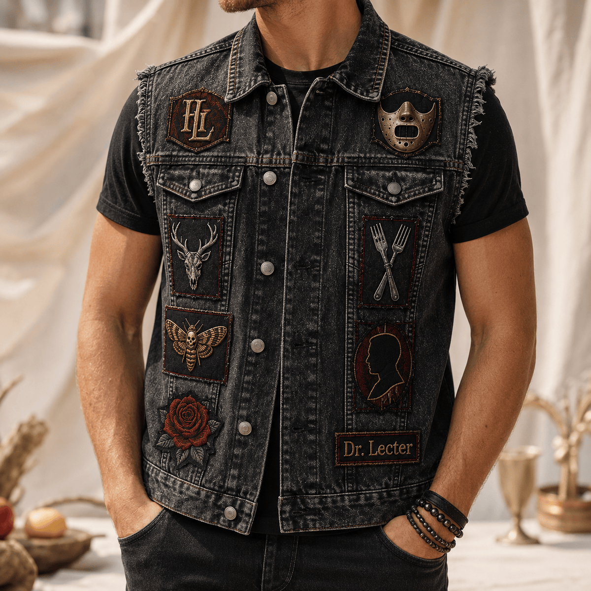 HLBL PREMIUM DENIM VEST HQH