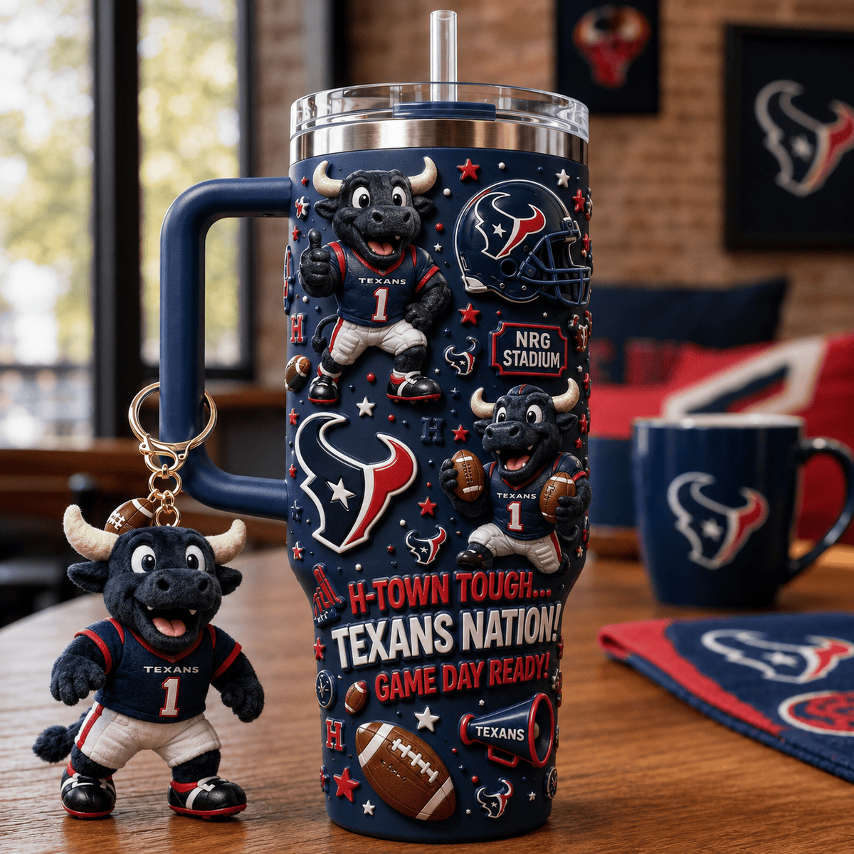 HTX 40oz Tumbler With Handle DNBN
