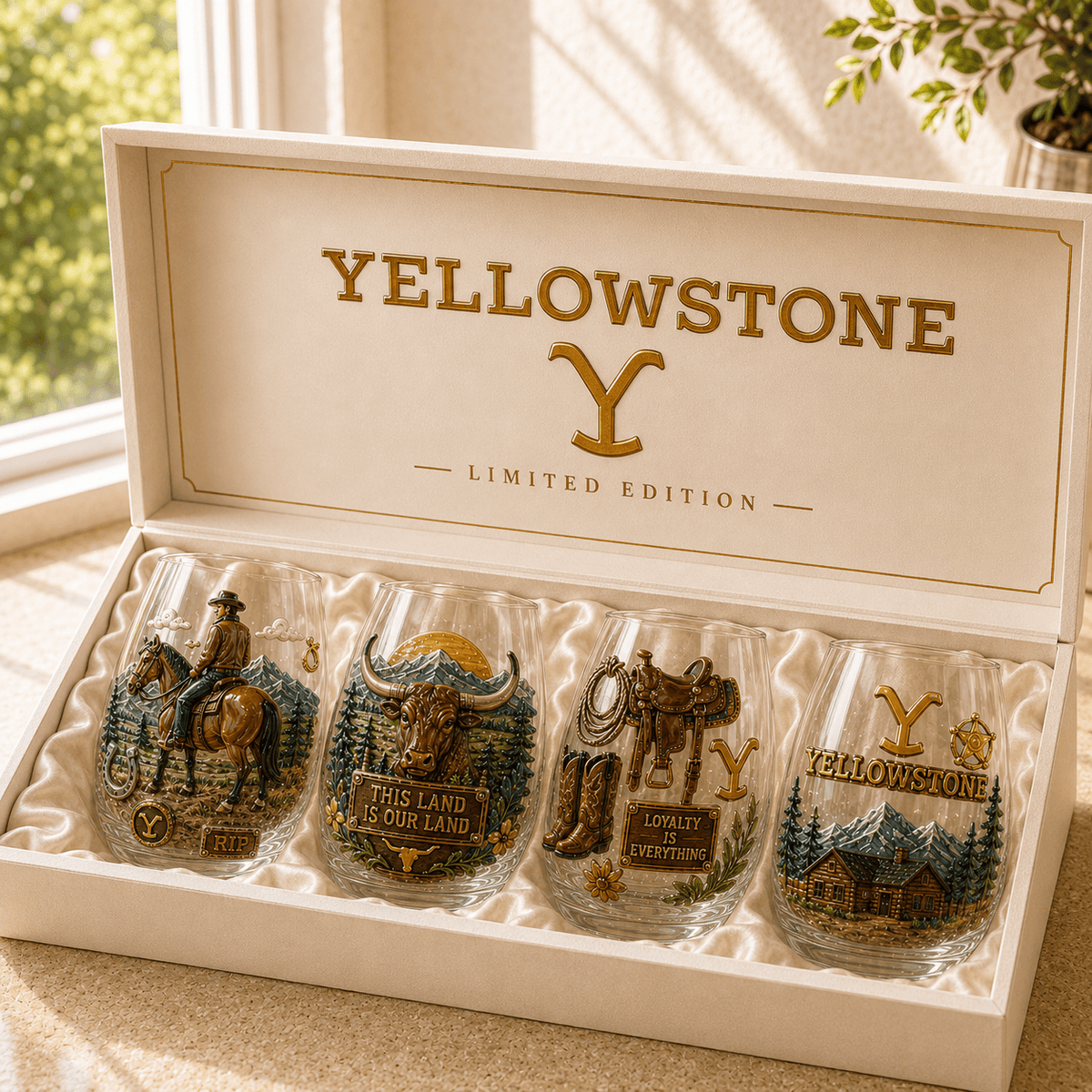 Premium YLST Whiskey Glass Set TMH