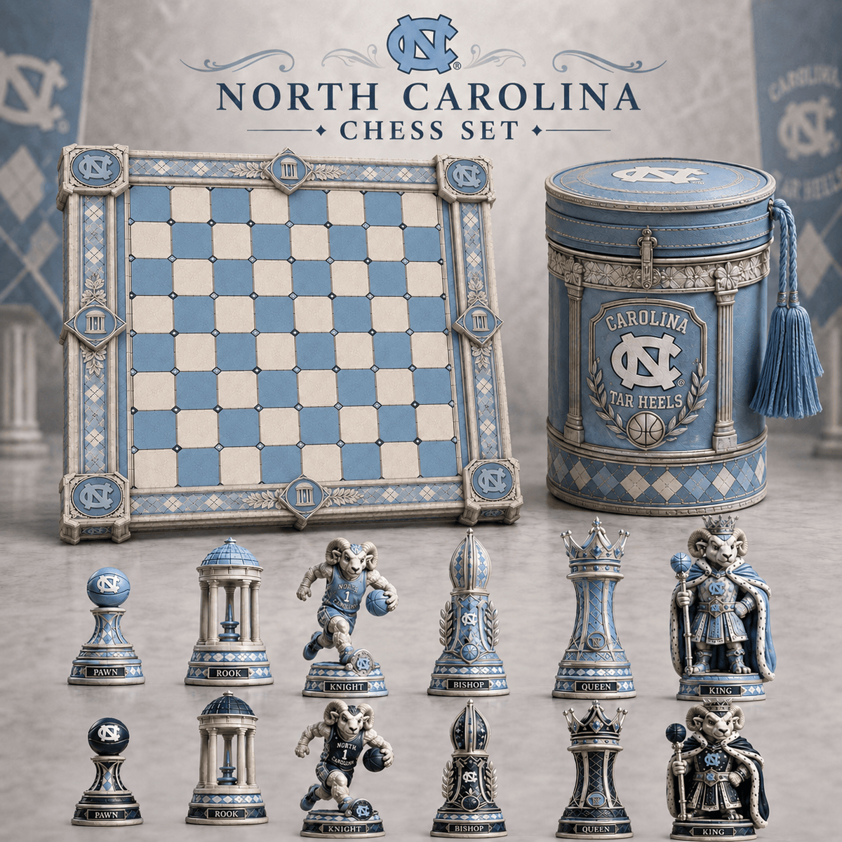Premium UNC Chess Set NTNA