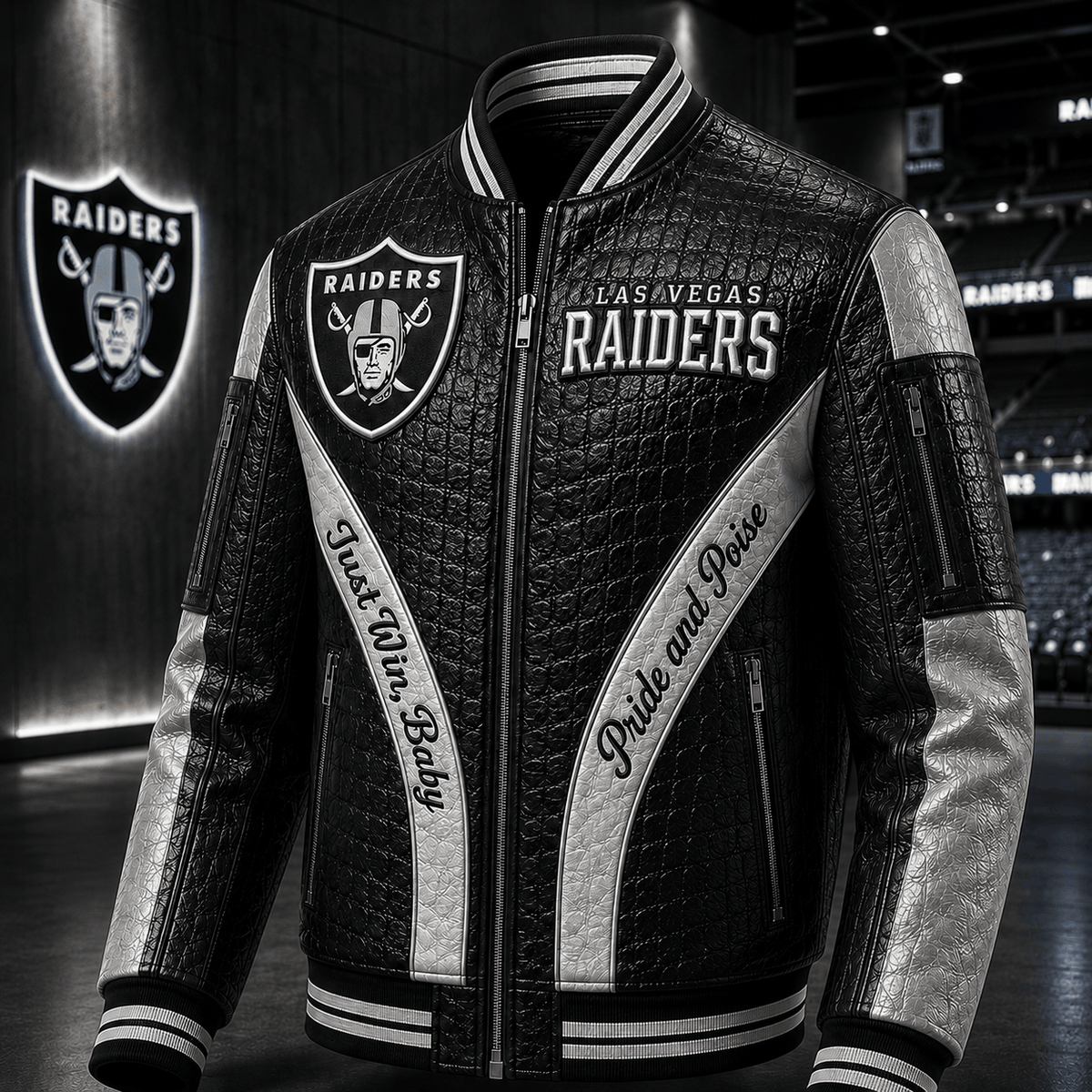 Premium LVR Leather Zipper Jacket PVNA