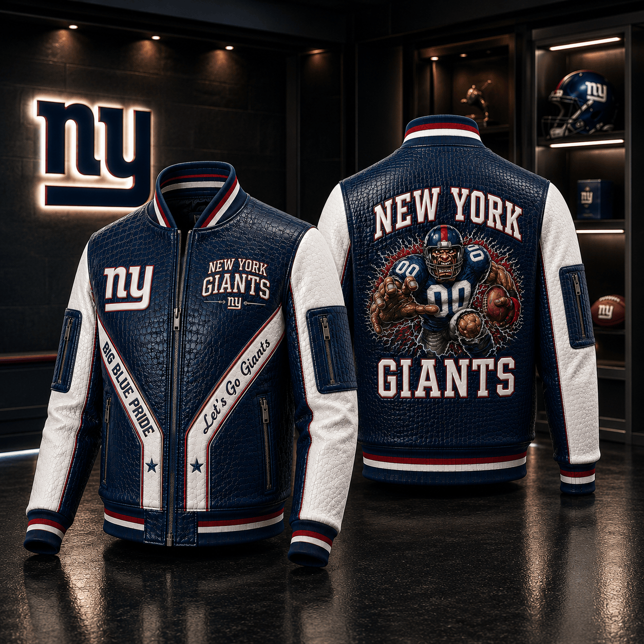 Premium NYG Leather Zipper Jacket TTMH