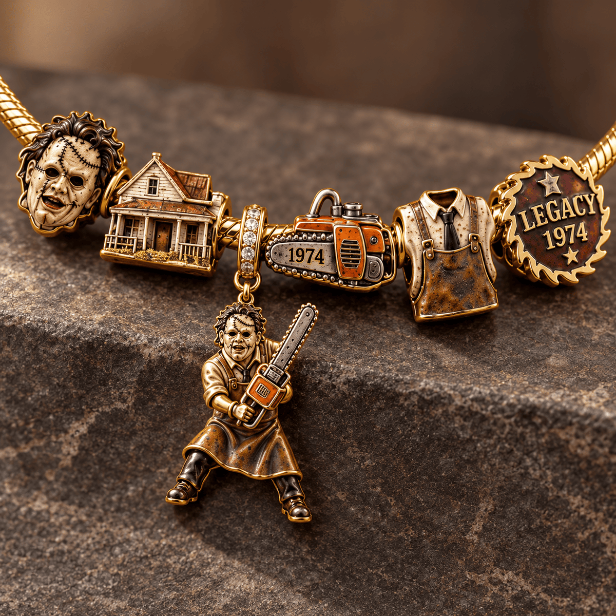 LTFA Silver Charm Bracelet Set NTVA