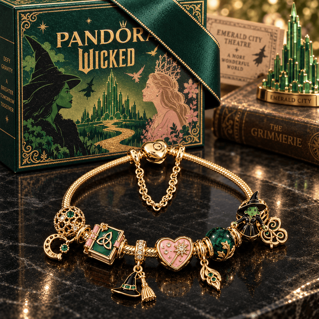 WCKD Gold Charm Bracelet Set PTKL