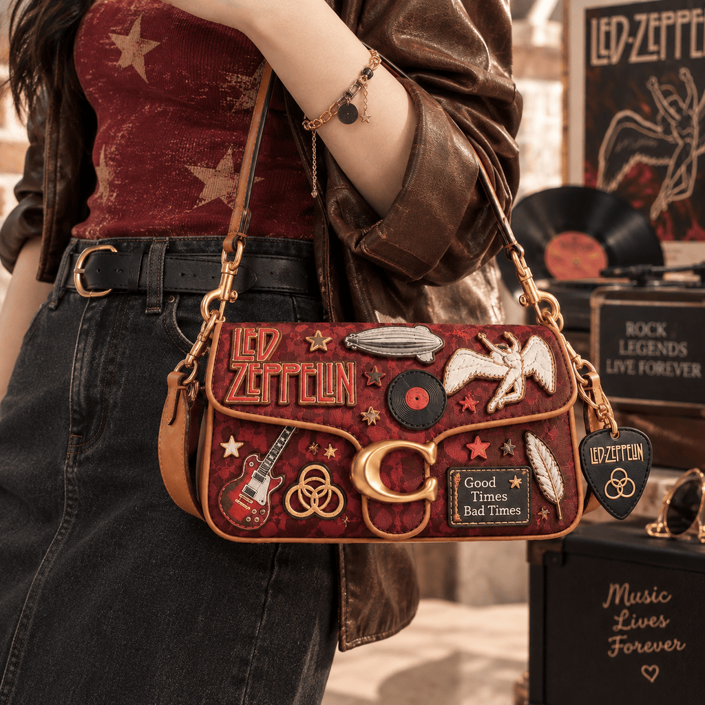 Premium LZPL Coach Shoulder Cross With Charm NPL