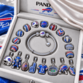 BFB Silver Charm Bracelet Set NTTB
