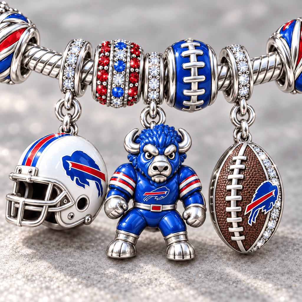 BFB Silver Charm Bracelet Set NTTB