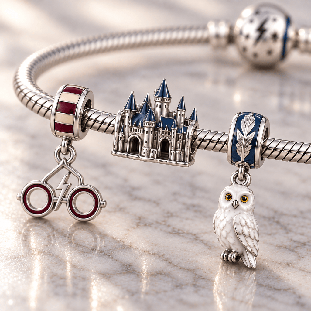 HRP Silver Charm Bracelet Set HQH