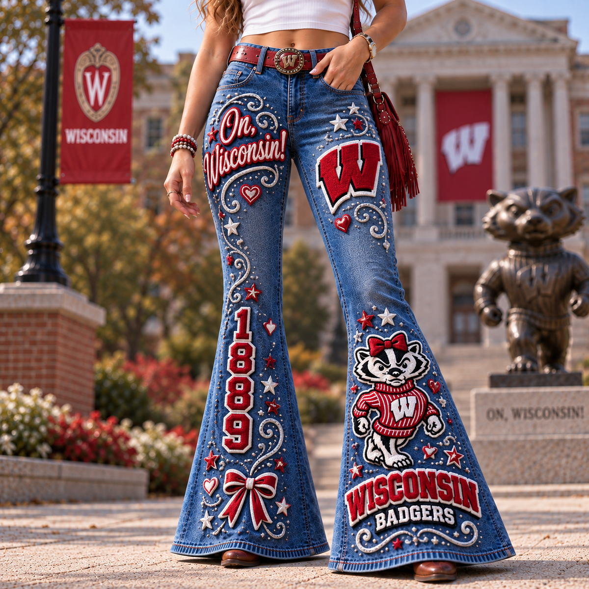 Premium WBG Flared Jeans PVNA