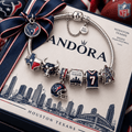 HTX Silver Charm Bracelet Set PTT