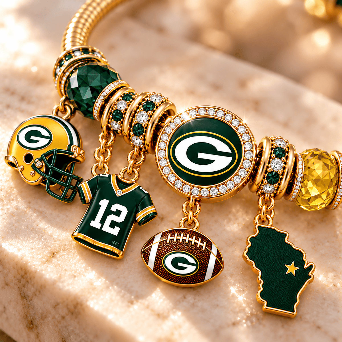 GBP Gold Charm Bracelet Set PNPA
