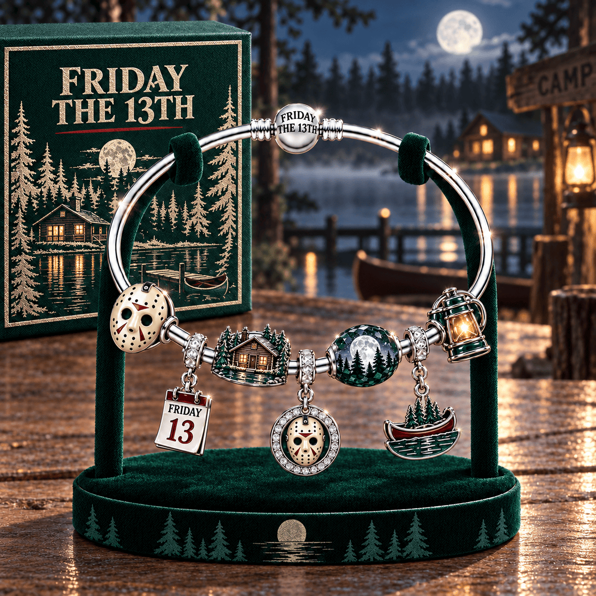 F13 Silver Charm Bracelet Set TMH