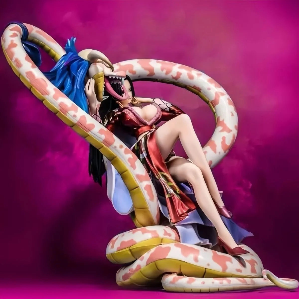 One Piece Figure Hancock Sitting Pose 20cm Anime Figure Statue Desktop Decoration Gift Figurine PVC Model Action Figures Dec