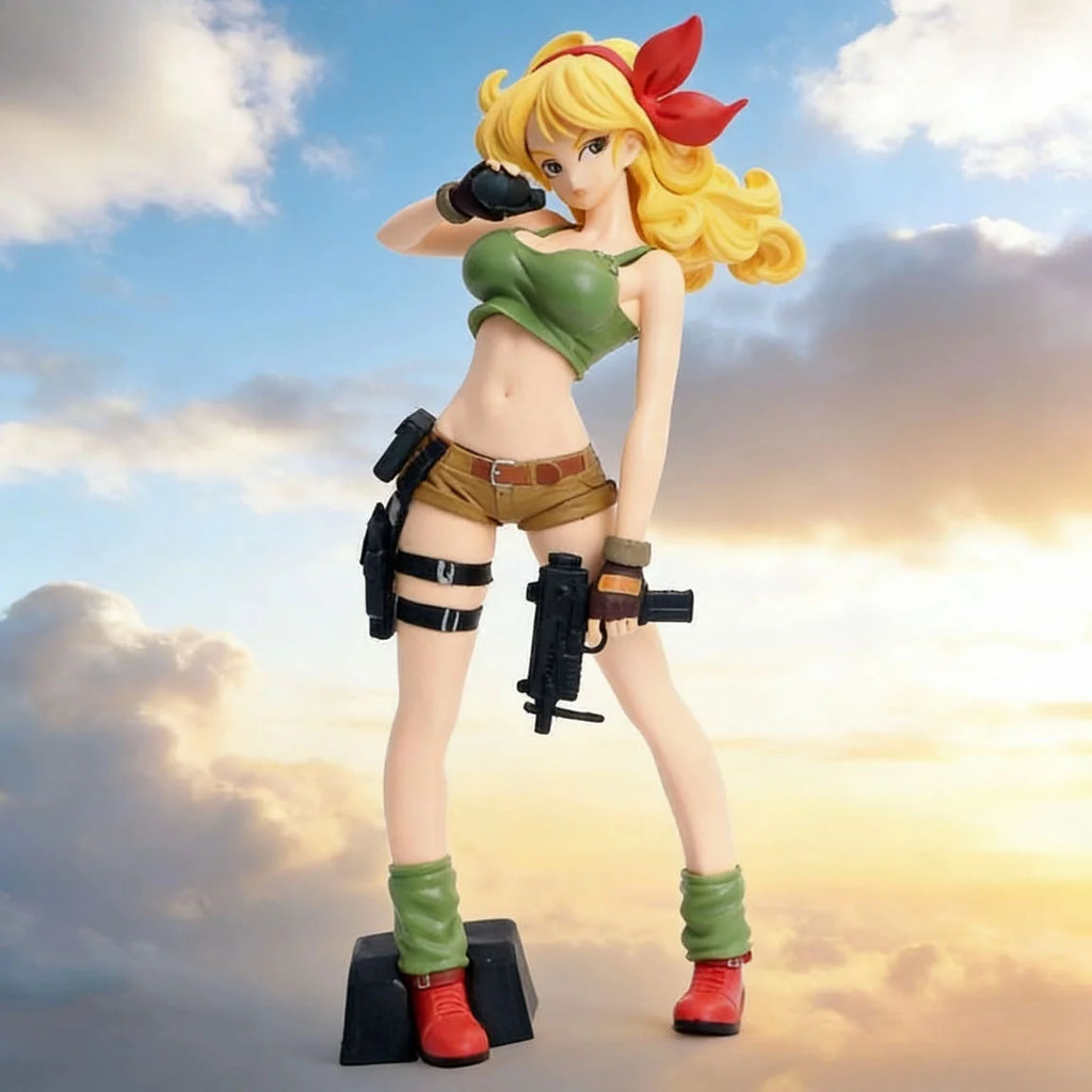 24cm/9.4in Dragon Ball Figure Blonde Launch  Figures Desktop Decoration Gift  PVC Model Action Figures Decoration Collection Gi