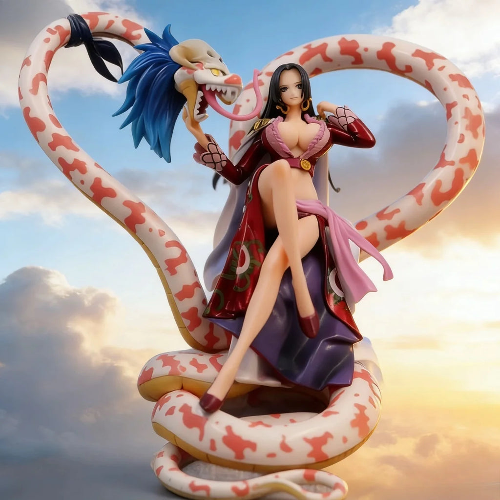 One Piece Figure Hancock Sitting Pose 20cm Anime Figure Statue Desktop Decoration Gift Figurine PVC Model Action Figures Dec