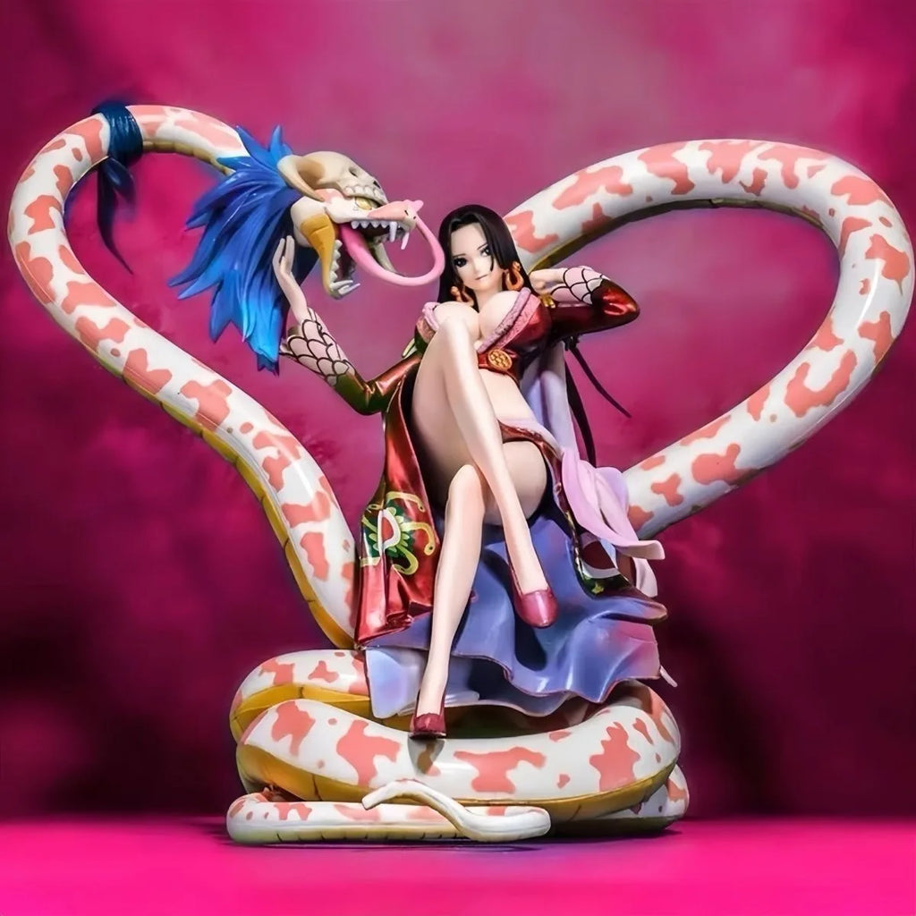 One Piece Figure Hancock Sitting Pose 20cm Anime Figure Statue Desktop Decoration Gift Figurine PVC Model Action Figures Dec