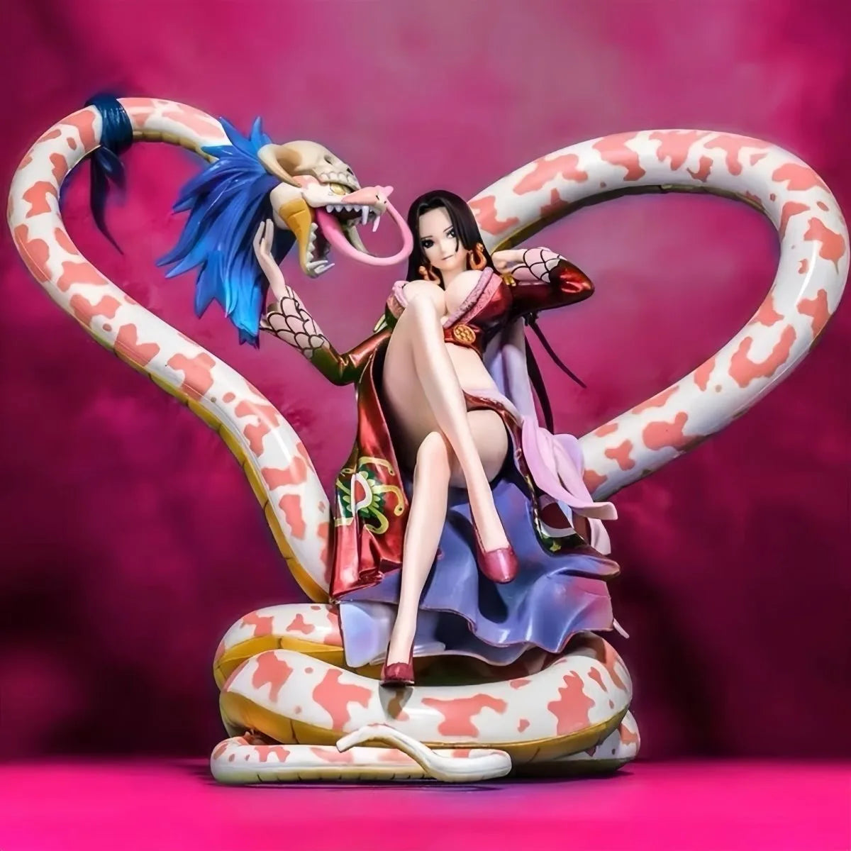 One Piece Figure Hancock Sitting Pose 20cm Anime Figure Statue Desktop Decoration Gift Figurine PVC Model Action Figures Dec